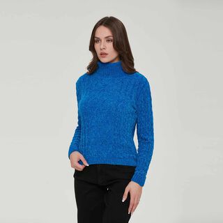Sweater Mujer Tejido Juvenil Azul Fashion´s Park,hi-res
