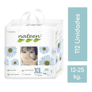 Pañales Ecológicos Nateen Premium XL 112 unidades,hi-res