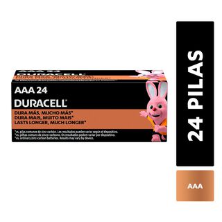 Pila Alcalina Duracell AAA x 24,hi-res
