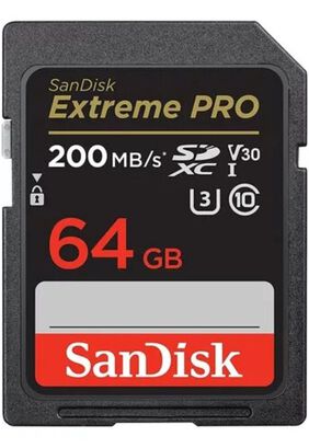 Tarjeta Memoria SanDisk Extreme Pro 64GB SDXC Negro,hi-res