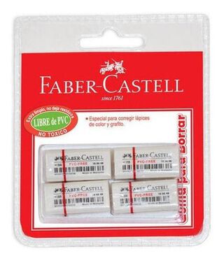 Gomas de Borrar Student Faber-Castell x4 uds.,hi-res