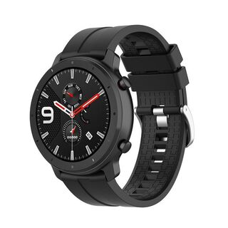 Correa Silicona Para Samsung Watch Gear S3, Gear S3 Classic / Frontier / Negro,hi-res