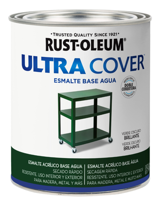 Esmalte al Agua Ultra Cover 946ml Verde Oscuro Rust Oleum,hi-res