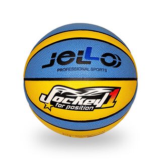Balón de Basquetbol Jello N° 7 Amarillo/Celeste,hi-res