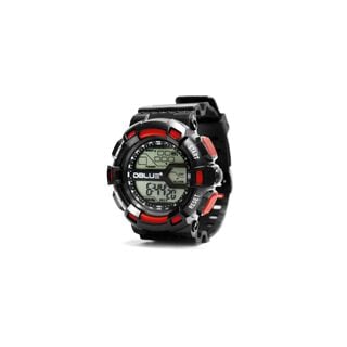 Reloj Deportivo Digital Sumergible 30mts Color Rojo - PuntoStore,hi-res