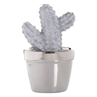 Figura Decorativa Cactus Gancho Cerámica Concreto,hi-res