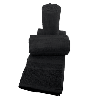 Set 3 toallas de Rostro Escala Negro Teka,hi-res