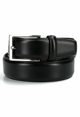 Cinturon Formal Cuero Negro,hi-res