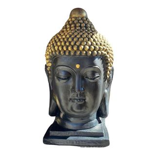 Cabeza de Buda Decorativo Black 70 cm,hi-res