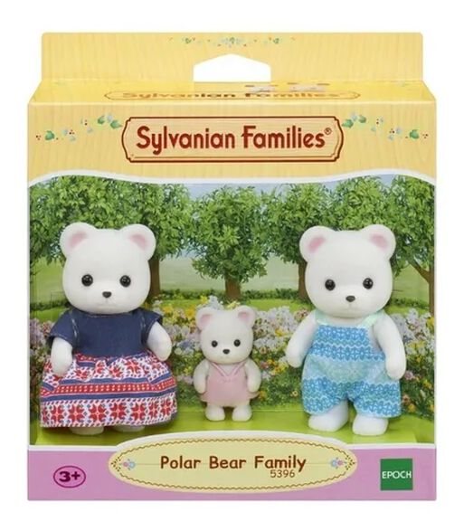 Oso Polar Bear Family Sylvanian Families 5396,hi-res