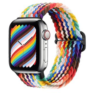 Correa Trenzada Compatible Iwatch Apple Watch Arcoiris 38-40-41MM,hi-res