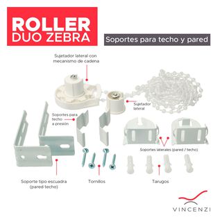 Kit Instalación Cortina Roller Duo,hi-res