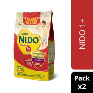 Pack Fórmula Láctea NIDO® Etapa 1+ Bolsa 700g x2,hi-res