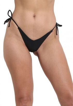 Micro bikini colaless con amarras negro,hi-res