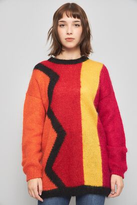 Sweater casual  multicolor jennifer talla M 940,hi-res