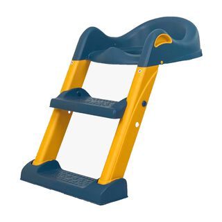 Adaptador Urinario Infantil Con Escalera Amarillo,hi-res