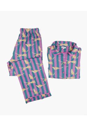 Pijama Mujer Largo Tigres,hi-res