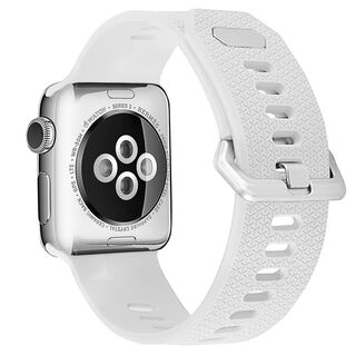 Correa Compatible Iwatch Apple Watch Blanco 42-44-45MM-S,hi-res