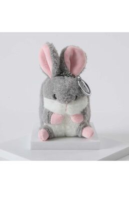Llavero Rabbit Grey Gris de Poliéster y Metal i-D,hi-res