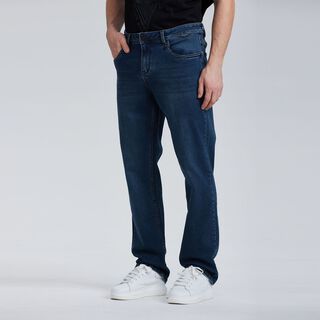 Jeans Straight 605 Azul Oscuro Hombre,hi-res