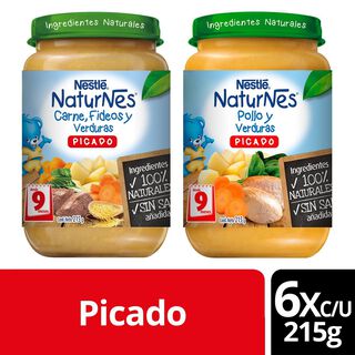 Picado Nestlé® Naturnes® Pollo y Carne Quinoa X12 Frascos,hi-res