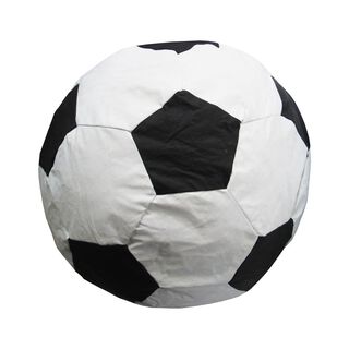 Pouf Pera Infantil Fútbol Eco Cuero 50x50x50 cm,hi-res