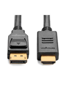 Cable Unidireccional de DisplayPort a HDMI pasivo 6ft  Kensington - Negro,hi-res