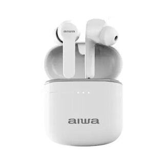 Audifonos Bluetooth Recargables TWS InEar Blanco AW8 Aiwa,hi-res