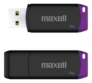 Pendrive Maxell USBPD 16GB 2.0 Morado,hi-res