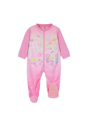 Pijama Bebé Niña Entero Polar Sustentable Rosado H2O Wear,hi-res