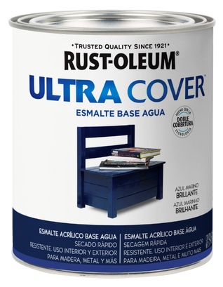 Esmalte al Agua Ultra Cover 946ml Azul Marino Rust Oleum,hi-res