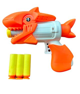 Pistola De Juguete Lanzador 1 Dardo Pistola Tiburon 2,hi-res