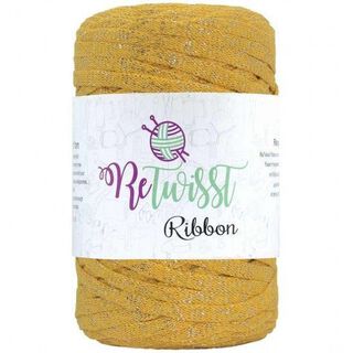 Ribbon Lurex- Cinta de Algodón Amarillo (3 unid),hi-res