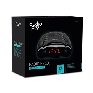 Radio Reloj Despertador Con Alarma Audiopro,hi-res