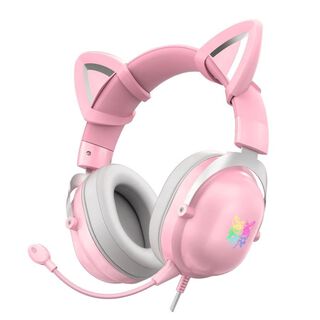 Audífonos Onikuma X11 pink cat,hi-res