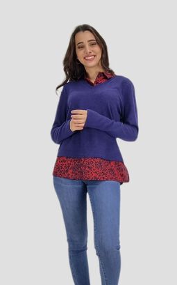 sweater aplicación blusa,hi-res