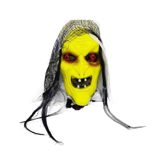 Disfraz Máscara De Bruja Aterradora Halloween,hi-res