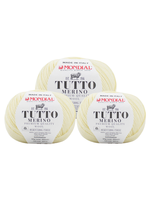 Lana Tutto Merino - Amarillo  (100% merino) - Pack 3 unid,hi-res