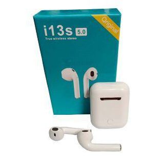 Audífonos Inalámbricos I13s Bluetooth 5.0 Blancos,hi-res