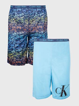 Pijama Niño Set 2 Piezas Azul Calvin Klein,hi-res
