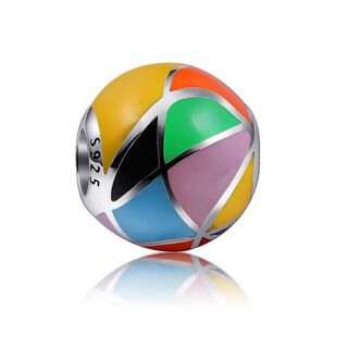 Charm dije abalorio bola Balon de colores 925 color estilo  ,hi-res
