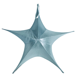 Estrella De Genero De Metal Plateda 65cm,hi-res