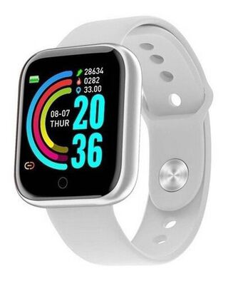 Smartwatch Bracelet D20 Para Samsung y Iphone Blanco,hi-res