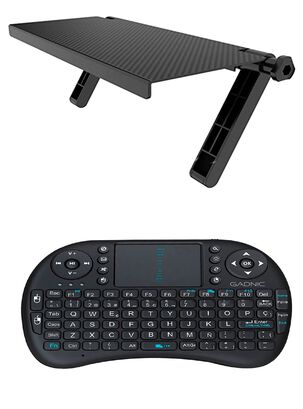 mini teclado smart tv + mini repisa tv,hi-res