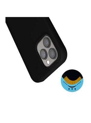 Carcasa Para iPhone 15 Pro Max Goma Negro,hi-res