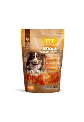 Fit Formula Comida Snack Tiritas De Pollo Perro Mascota 400g,hi-res