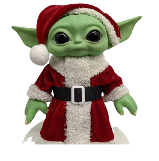 Baby Yoda Navidad Peluche Gran Calidad 28 Cm,hi-res