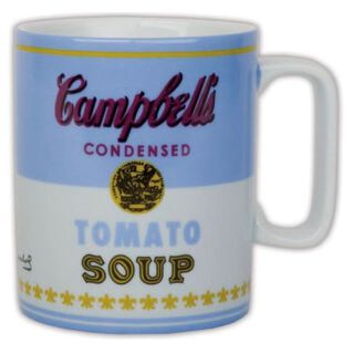 Tazon Mug Andy Warhol, Campbell Soup, Azul,hi-res