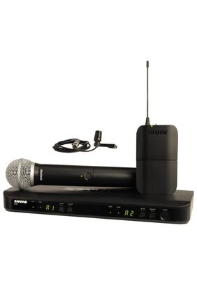 Microfono Inalambrico Mano-Solapa Shure BLX1288/CVL-M15,hi-res