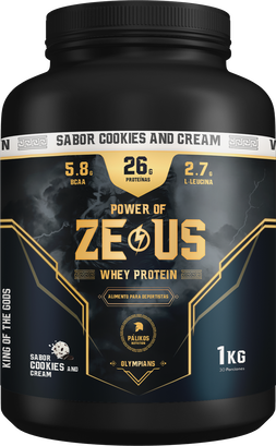 Whey Protein Zeus 1 kg Cookies 30 servicios,hi-res